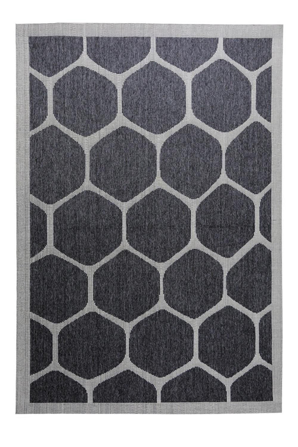 Home Decor Inc Modern Decorative Grey Area Rug – 60" x 84", Ideal for Living Rooms, Bedrooms, and Entryways