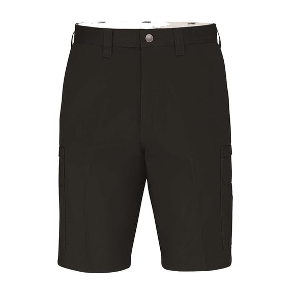 Dickies LR33 11" Industrial Cotton Cargo Shorts - Black - 42W