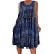 thumbnail image 2 of Jumpingount Vestido Estampado Chaleco Camiseta Vestido Corto Sin Mangas Mujer Chaleco Camiseta Vestido Corto Ropa De Verano Vestidos Azul oscuro 3XL, 2 of 6