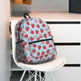 thumbnail image 3 of Wukai Strawberries Versatile Backpack:Spacious,Organized,Comfortable,Ideal for Travel and Everyday Use with Multiple Pockets and Padded Straps, 3 of 8