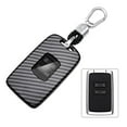 thumbnail image 2 of Scienceny PVC Auto Key Fob Desmontable Inodoro Elegante Caja de grano de fibra de carbono Reemplace Shell Accesorios Reemplazo para Koleos Automoción decorativa y accesorios, 2 of 6