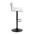 thumbnail image 3 of Mason Adjustable Bar Stool, Black Bar Stools, Bar Chairs, Swivel Bar Stools, Bar Stools Set of 2, 3 of 5