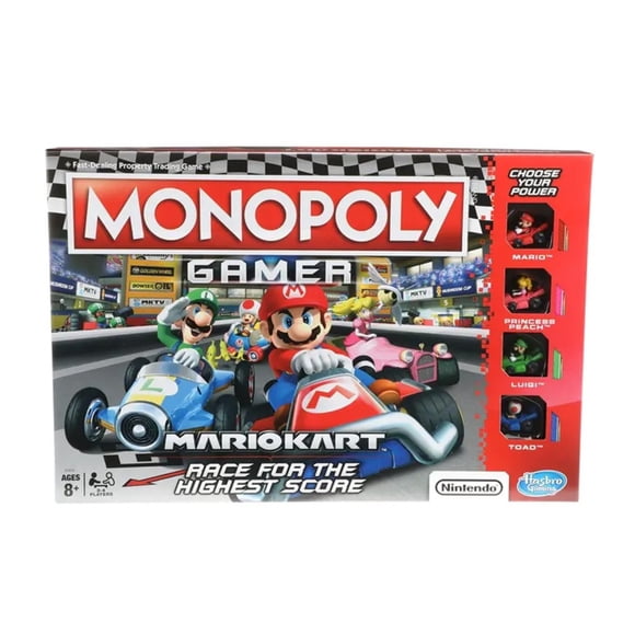 Juego de Mesa Hasbro Monopoly Gamer: Super Mario Kart