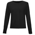 thumbnail image 6 of Lightweight Cardigan Sweaters for Women 2025 Long Sleeve Crewneck Button Down Cropped Knit Sweater Cardigans Outerwear, 6 of 8