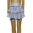 thumbnail image 6 of UAYOTSE Girls Metallic Skirt with Built-in Shorts Ruffle A Line Skirt for Girls Party Birthday,Sizes 12-14 Years, 6 of 6
