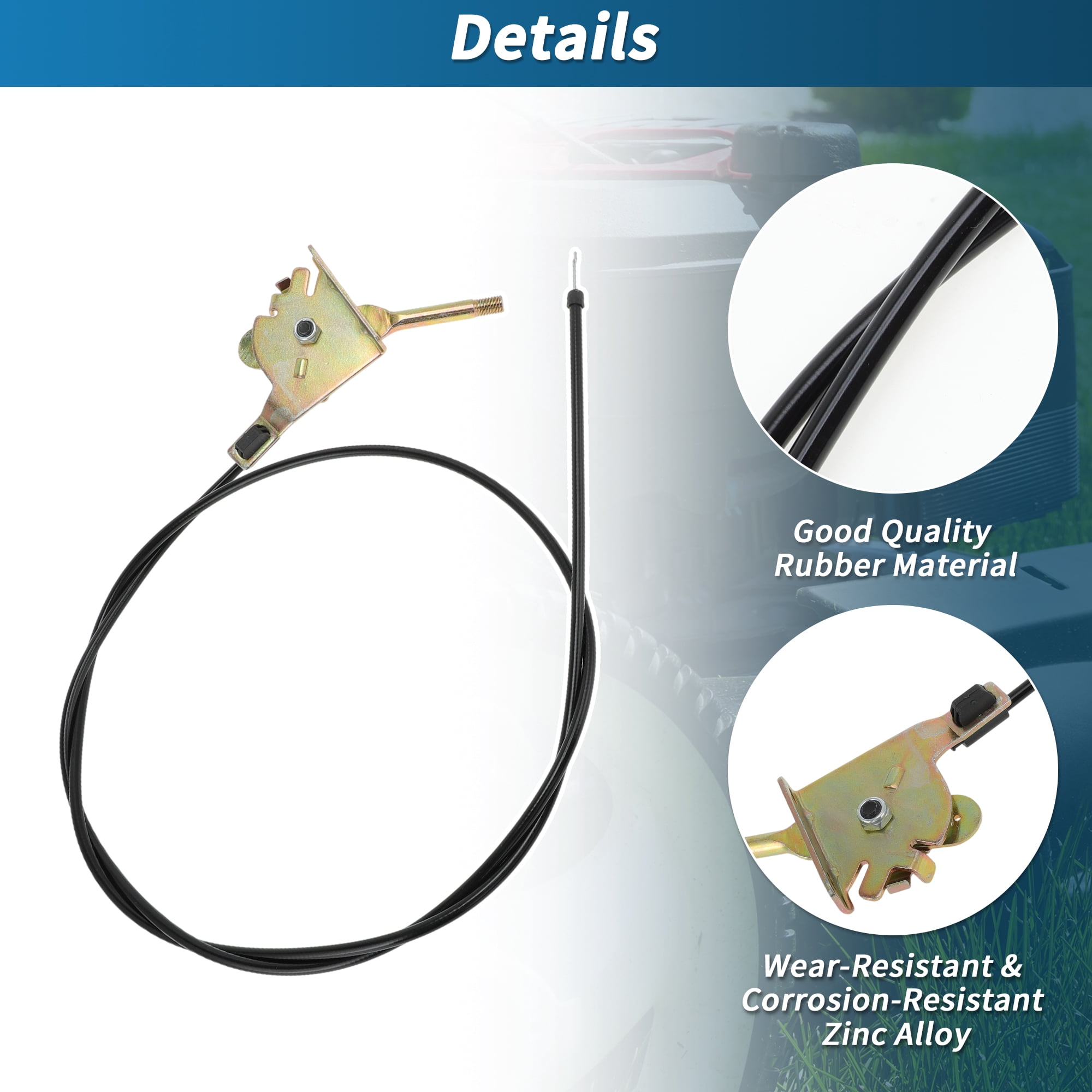 Unique Bargains No.603409 Throttle Cable for Hustler Super Z Lawn Mower Models