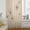 Beige, variant on Brown Floral Sheer Curtains 63 Inches Long for Living Room/Bedroom, Spring Flower Rod Pocket Voile Kitchen Curtains & Drapes Window Treatment 1 Panel, 52"W x 63"L