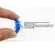 thumbnail image 5 of Wosthever Juego de 2 piezas de tapones para los oídos, pinzas para la nariz, para hombres y mujeres, natación, buceo, esnórquel, Kit de tapones para los Deportes acuáticos Azul Wosthever OD028945-02, 5 of 6
