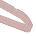 thumbnail image 3 of Casafield 50 Velvet Baby Hangers for Infant & Toddler Clothes, 11" - Light Pink, 3 of 7