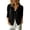 Black, variant on Lightweight Hooded Cardigan for Women Long Sleeve Drawstring Button Up Casual Hoodie Shirt Fall Tops Outerwear