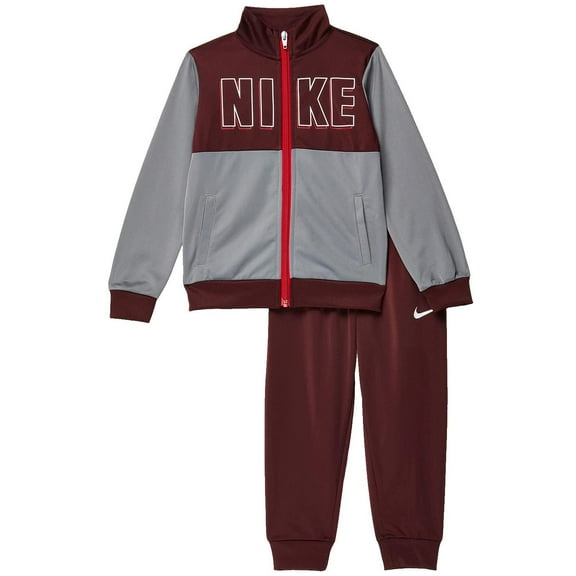 Nike Boy's NSW Tricot Set (Little Kids) Burgundy Crush 6 Little Kid