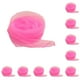 thumbnail image 2 of Qarigey Pañuelo cuadrado Pañuelo de gasa Accesorios de tela para representaciones teatrales Rosa Rosado 60*60cm 10piezas, 2 of 6