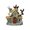 B, variant on Halloween Tree Demon Tomb Glowing Ornament, 6.9x4.9x3.5in Resin Haunted House Decor Figurine