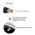 thumbnail image 4 of stanreset Automobile Tyre Inflator Hose Portable Professional Leakproof Reusable Sealing Self-locking Air Pump Tube with Copper Adapter 30cm 1Set, 4 of 6