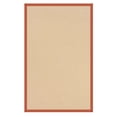 thumbnail image 2 of Contemporary Home Living 1.75' x 2.75' Tufted Solid Bordered Area Throw Rug - Brown and Burnt Orange, 2 of 7