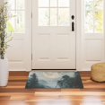 thumbnail image 3 of Yayeee Doormat for Indoor Entrance 32" x 20" Non Slippery Floor Rug, Moon and House, 3 of 8