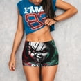 thumbnail image 3 of Lsque Chucky Pattern High Waisted Biker Shorts for Women-Tummy Control Fitness Athletic Workout Running Yoga Gym Shorts,Moisture-Wicking-X-Large, 3 of 9