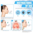 thumbnail image 3 of Aparato de ejercicios respiratorios para ejercitar los pulmones ZGjoiB con bolas de acero, 3 of 7