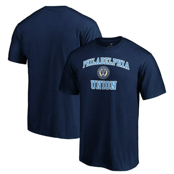 Men's Navy Philadelphia Union Heart and Soul T-Shirt