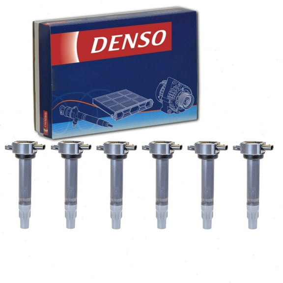 6 pc DENSO Direct Ignition Coils compatible with Dodge Grand Caravan 4.0L V6 2008-2010