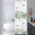 thumbnail image 3 of Leaf Bird Window Privacy Film, Sage Greeen Botanical Watercolor Animals Static Cling UV Sun Blocking Heat Control Window Tint Day and Night, Non-Adhesive One Way Windows Privacy Cover 17.7''x78.7'', 3 of 7