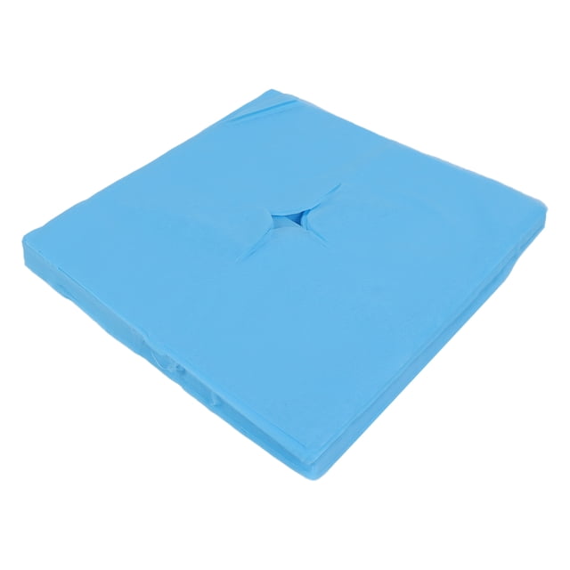 Disposable 100Pcs Face Rest Cover Hole Design Water Absorption Breathable Disposable Headrest Cover for Beauty Salons