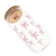 thumbnail image 3 of Adorable Bowknot Glass Water Bottle with Straw and Lid – Reusable Drinking Cup for Iced Coffee, Smoothies, and Party Use – Stylish Design with, 3 of 4