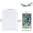 thumbnail image 6 of HRX Package 100pcs White Organza Bags, Organza Gift Bags Christmas Wedding Favors Gift Drawstring Bags Candy Mesh for Small Presents Jewelry Earrings 4 x 6 inches, 6 of 11