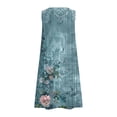thumbnail image 5 of LVHAOGJOB Womens Dresses with Pockets Midi Dresses Cotton Linen Crew Neck Summer Sleeveless Sundress for Ladies, 5 of 5