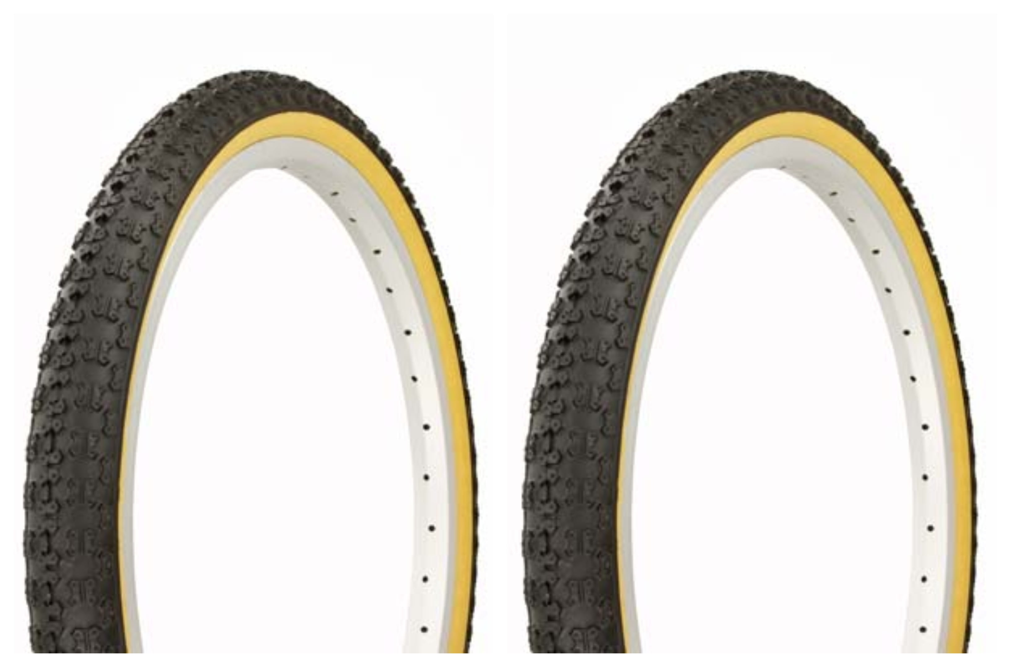 Bicycle Tire Duro 20/" x 1.75/" White Gum Wall BMX Style Bike 35 PSI 1