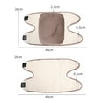 thumbnail image 6 of Winter Knee Warmers Thicken Fleece Lined Knee Brace Warm Thermal Knee Support Pad Compression Sleeve for Arthritic Knees, 6 of 8
