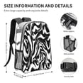 thumbnail image 4 of Susaid Leopard And Zebra 2 Print Clear Backpack See Through Transparent Plastic Clear Bookbags for School, College, Stadium,Work, 4 of 7