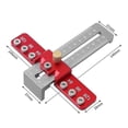 thumbnail image 1 of Punching Locator Set Aluminum Alloy Chest Of Drawers Door Handle Installation Auxiliary Tool Woodwo, 1 of 4