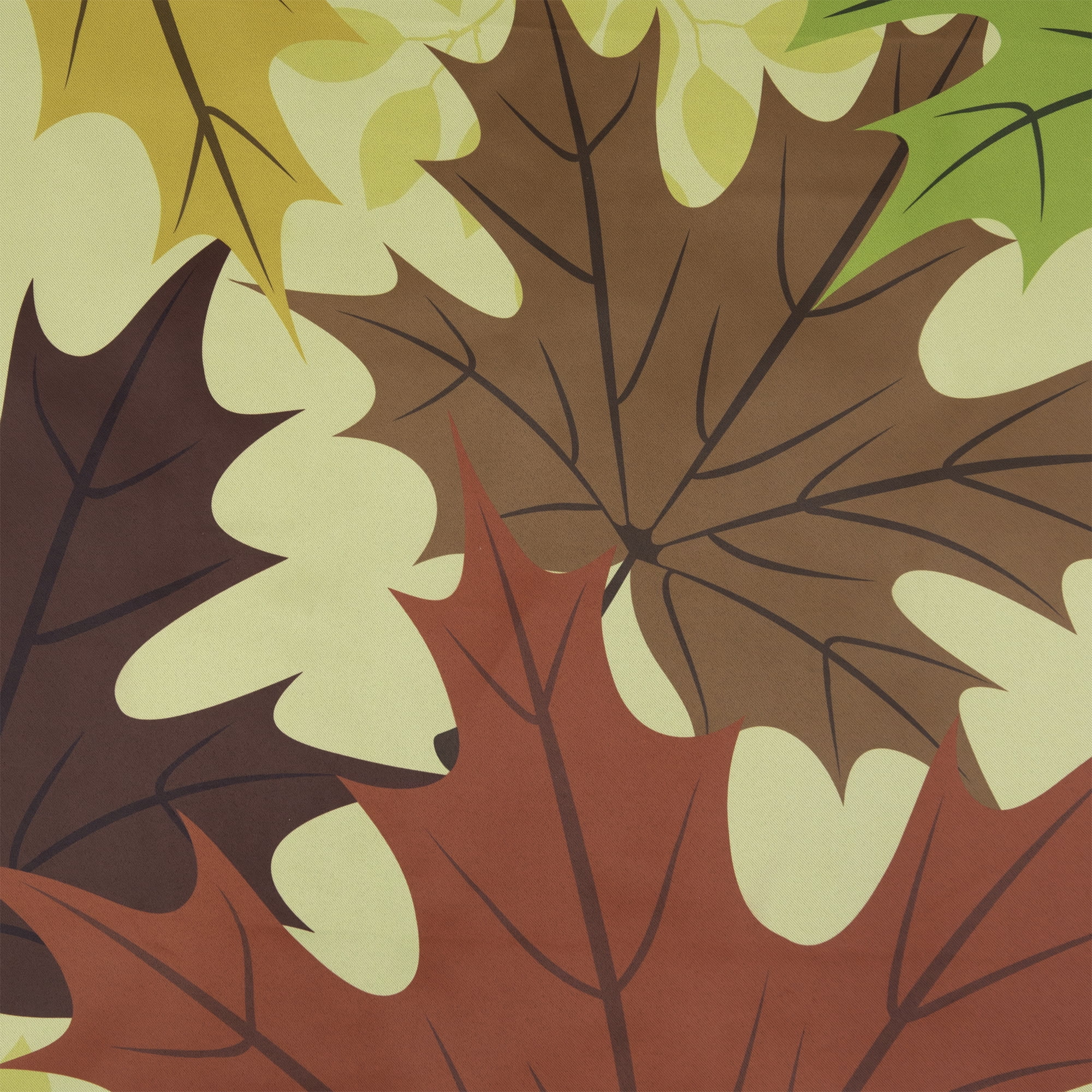 Red and Yellow Fall Leaves Welcome Outdoor Garden Flag 28" x 40"