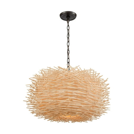 

Elk Home Bamboo Nest 23 Wide 3-Light Chandelier - Oil Rubbed Bronze