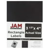 "JAM Paper Shipping Address Labels, Large, 3 1/3"" x 4"", Black, 120/pack"