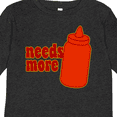 thumbnail image 4 of Inktastic Needs More Ketchup Boys or Girls Long Sleeve Toddler T-Shirt, 4 of 5