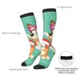 thumbnail image 4 of Masiiu Bluey Print Adult Crew socks, Comfortable Novelty Colorful Patterned, Breathable, Stylish Colorblock for Men Women, 4 of 6