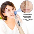 Skin Scrubber Ultrassonic Facial Scrubber ION LED Light Therapy Face
