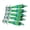 green, variant on 5pcs Glow Shrimp Lures 5.8cm 3.1g Squid Jigs Hooks Artificial Baits for Saltwater Freshwater Fishing