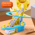 thumbnail image 3 of Pato eléctrico para niños que sube escaleras, vagón de ferrocarril, pequeño pato amarillo, tobogán eléctrico, música, iluminación, juguetes educativos, 3 of 5