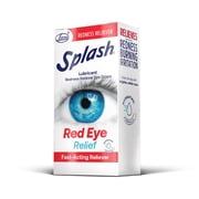 Splash Redness Reliever Drops for Fast-Acting Whiter Eyes, Hydrating Formula, Daily Use 0.5 Fl Oz