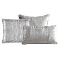 thumbnail image 5 of Riverbrook Home 7 Piece Comforter Set, King, Silver, Turin Silver Crinkle Velvet, Polyfill, Adult, 5 of 5