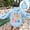 Sky Blue, variant on Graphic Print Hooded Sweatshirt for Everyday Comfort Women Casual Spring Fall Wear Women's Hoodies Sweatshirts Platform Competitor Reference Pink S