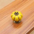 thumbnail image 4 of 8pcs Pumpkin Ceramic Handles 38mm Drawer Knobs Cupboard Door Handles Single Hole Cabinet Handles, 4 of 5