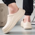 thumbnail image 3 of Men's Casual Slippers Kitchen Slippers Men's Work Shoes Easy To Wear Take Off Shoes, 3 of 9