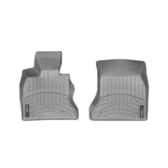 WeatherTech Custom Fit FloorLiners compatible with 2010-2013 BMW 5-Series Gran Turismo - 1st Row (Driver & Passenger), Grey