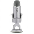 thumbnail image 3 of Blue Microphone Yeti USB Microphone (Silver) with Knox TX-100 Headphones, Boom Arm and Pop Filter, 3 of 13