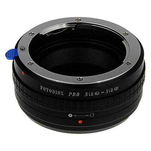 Fotodiox NikG-N1-P Adaptateur de Monture d'Objectif Pro - Objectif Nikon Nikkor G D-SLR pour Boîtier de Caméra Sans Miroir Nikon 1-Série