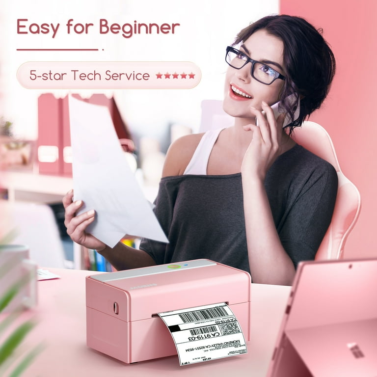 JADENS Bluetooth Thermal Label Printer, 4x6 Wireless JADENS Bluetooth Thermal Label Printer, 4x6 Wireless